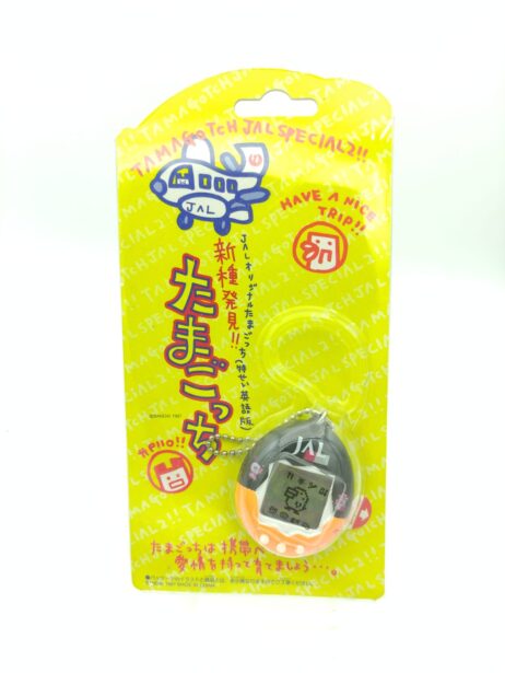 Tamagotchi Original P2 JAL Black w/ orange Bandai 1997 2