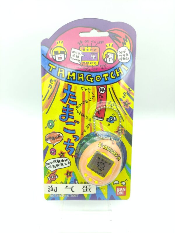 Tamagotchi Original P1/P2 Orange w/ yellow Bandai 1997 English Boutique-Tamagotchis 2