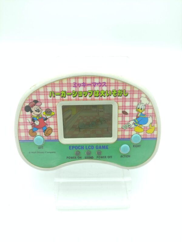 Epoch Mickey Mouse Burger Shop LCD game & watch Pink Green Boutique-Tamagotchis 2