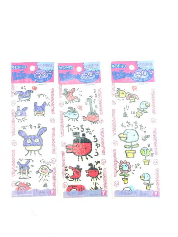 Stickers Bandai Goodies Tamagotchi 3 sheets Boutique-Tamagotchis 2