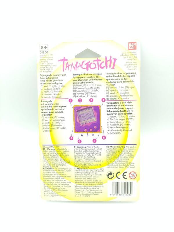 Tamagotchi Original P1/P2 Yellow w/ orange Bandai 1997 English Boutique-Tamagotchis 3