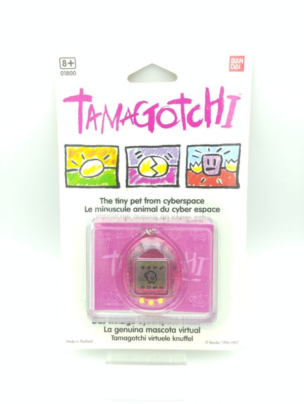 Tamagotchi Original P1/P2 Clear pink Bandai 1997 English Boutique-Tamagotchis 2