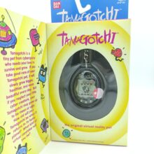 Tamagotchi Original P1/P2 black w/ grey Bandai 1997 English