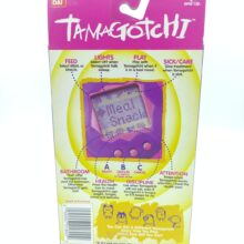 Tamagotchi Original P1/P2 purple w/ blue Bandai 1997 English 2
