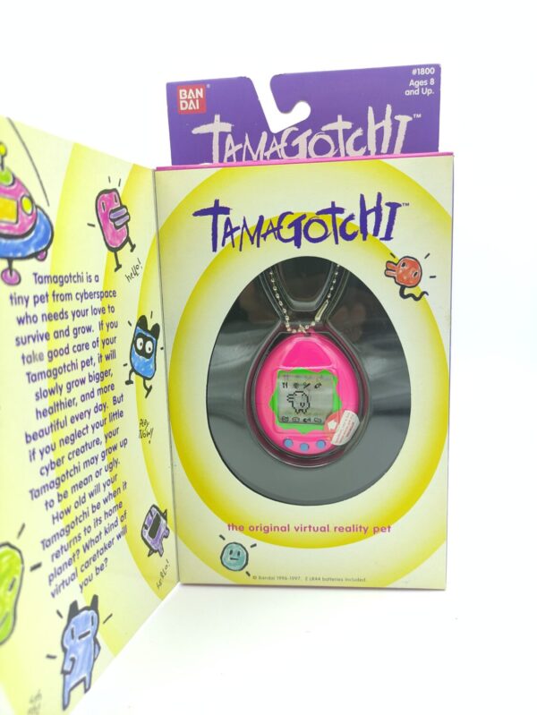 Tamagotchi Original P1/P2 pink w/ green Bandai 1997 English Boutique-Tamagotchis 2