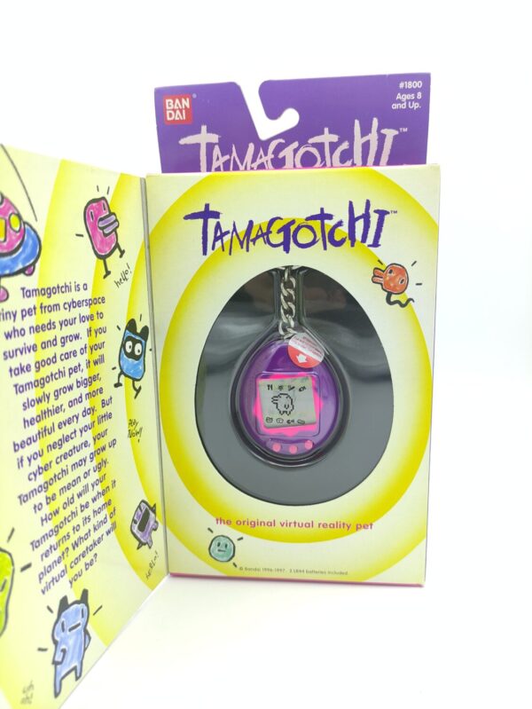 Tamagotchi Original P1/P2 purple w/ pink Bandai 1997 English Boutique-Tamagotchis 2