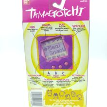 Tamagotchi Original P1/P2 purple w/ pink Bandai 1997 English 2