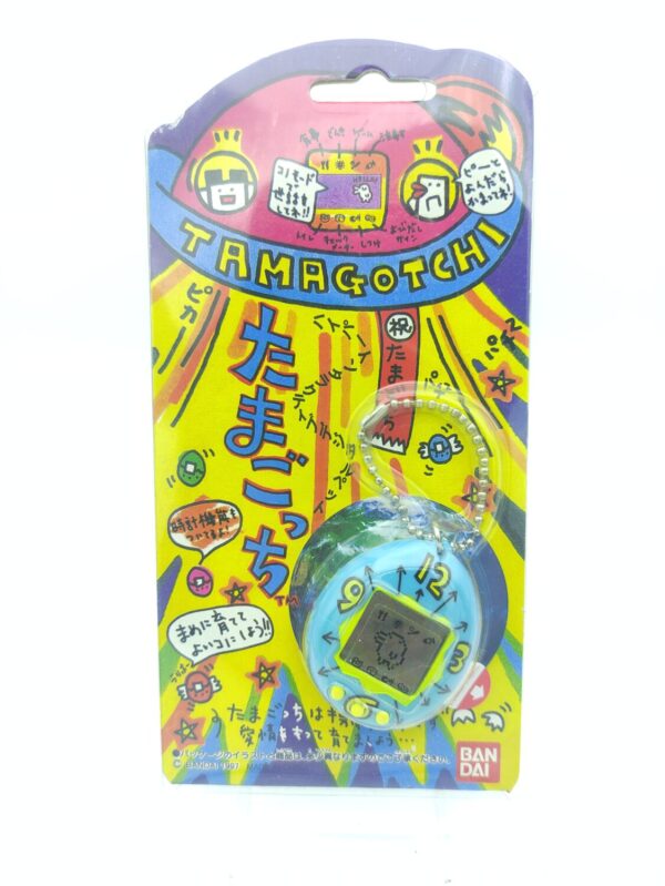 Tamagotchi Original P1/P2 Teal w/ yellow Bandai Japan 1997 English Boutique-Tamagotchis 2