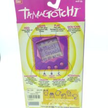 Tamagotchi Original P1/P2 blue w/ pink Bandai 1997 English 2
