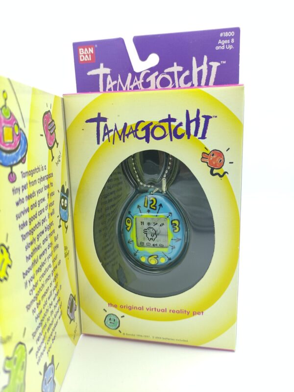 Tamagotchi Original P1/P2 Teal w/ yellow Bandai Japan 1997 English Boutique-Tamagotchis 2