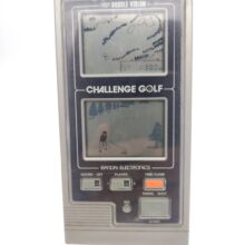 1980 Bandai Electronics Challenge Golf Handheld Game Double vision