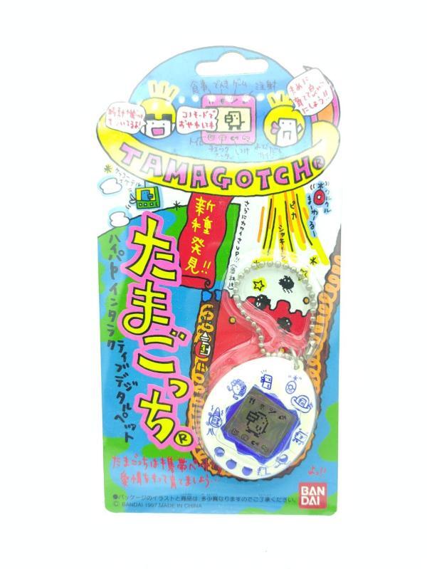 Tamagotchi Original P1/P2  White w/ blue Bandai 1997 Boutique-Tamagotchis 2