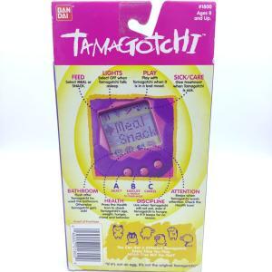 Tamagotchi Original P1/P2 orange w/ yellow Bandai 1997 English Boutique-Tamagotchis 2