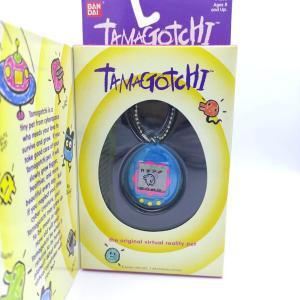 Tamagotchi Original P1/P2 blue w/ pink Bandai 1997 English Boutique-Tamagotchis