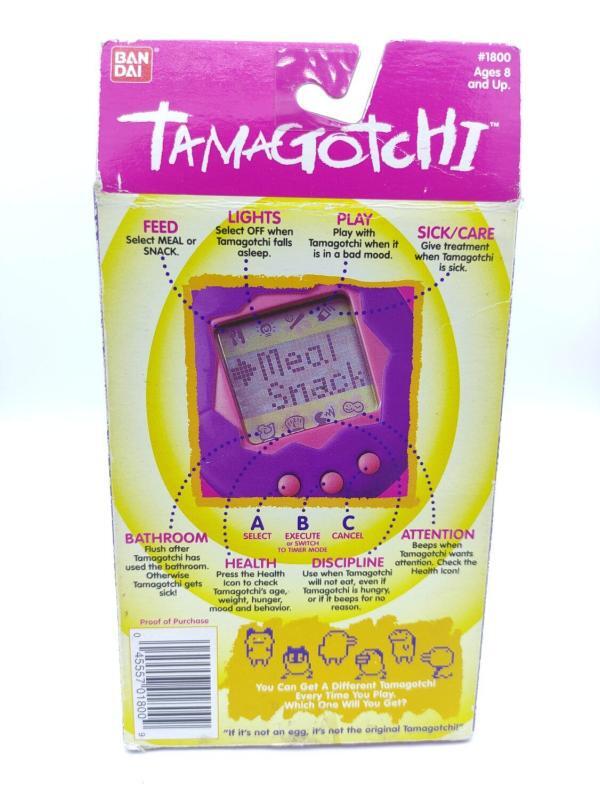 Tamagotchi Original P1/P2 light blue w/ pink Bandai 1997 English Boutique-Tamagotchis 3