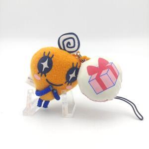 Small Plush keychain mametchi Tamagotchi orange bandai Boutique-Tamagotchis