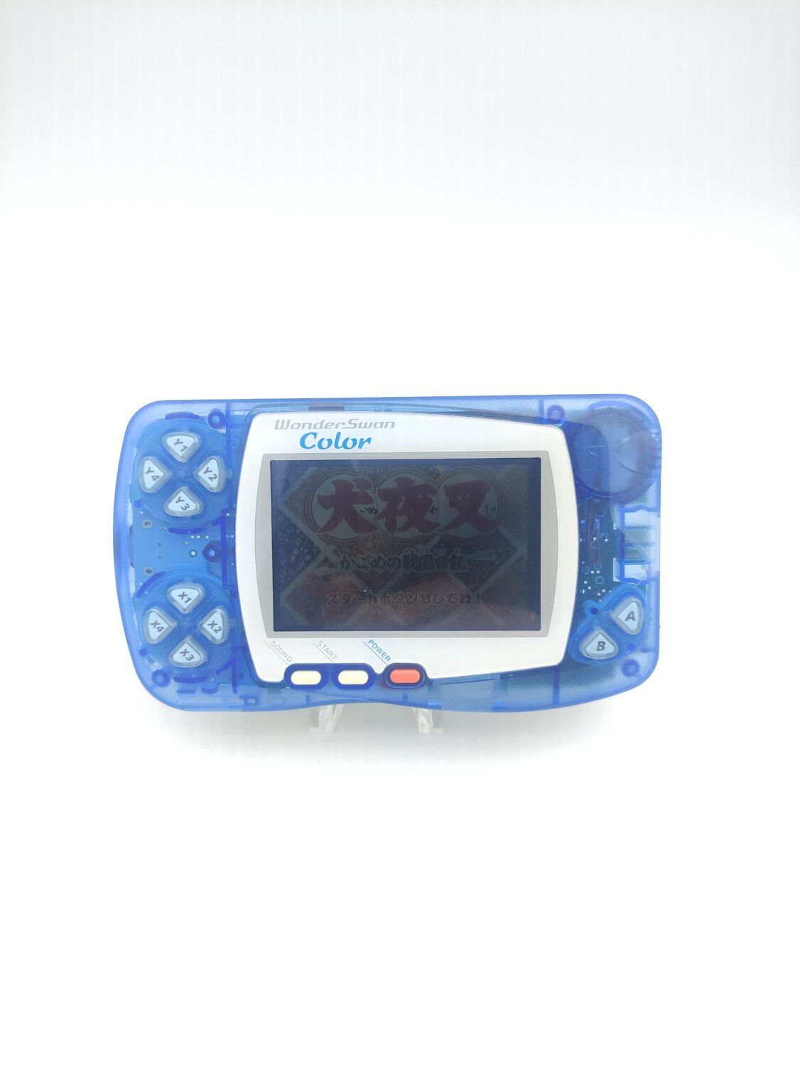 Console  BANDAI WonderSwan Color Skeleton Blue WSC Japan Boutique-Tamagotchis