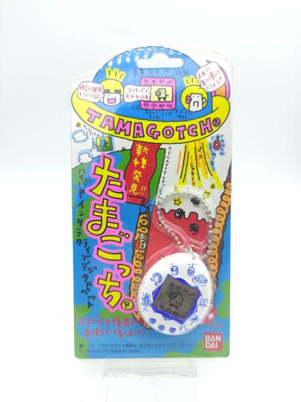 Tamagotchi Original P1/P2  White w/ blue Bandai 1997 Boutique-Tamagotchis 2