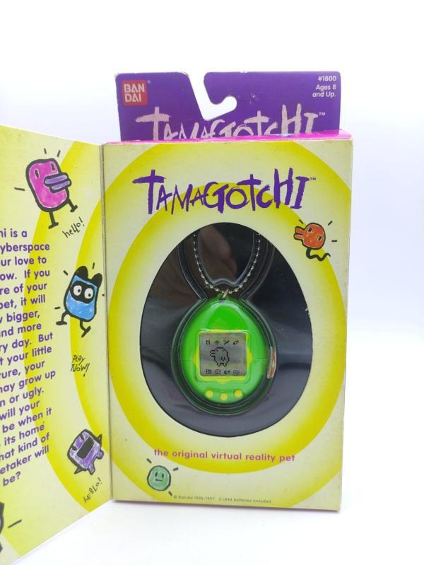 Tamagotchi Original P1/P2 Green w/ yellow Original Bandai 1997 Boutique-Tamagotchis 2
