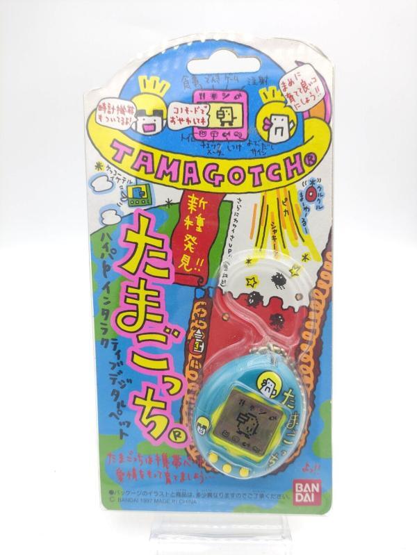 Tamagotchi Original P1/P2 Teal w/ yellow Bandai Japan 1997 Boutique-Tamagotchis 2