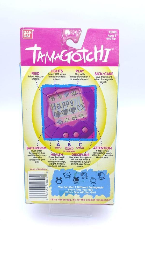 Tamagotchi Original P1/P2 clear yellow Bandai 1997 english Boutique-Tamagotchis 3