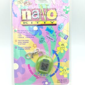 Nano Kitty  1997  Vintage Virtual Pet Clear green Boutique-Tamagotchis