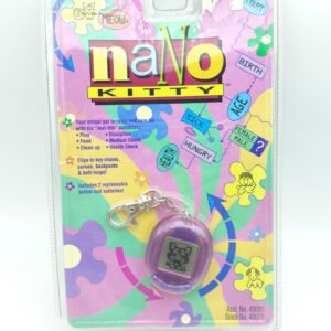 Nano Kitty  1997  Vintage Virtual Pet Clear purple Boutique-Tamagotchis