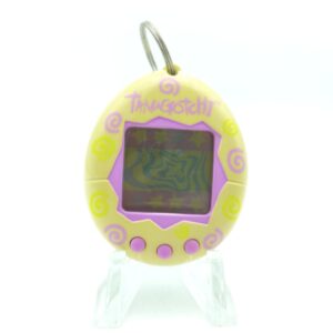 Tamagotchi Original P1/P2 white w/ pink spirals Bandai 1997 English Boutique-Tamagotchis