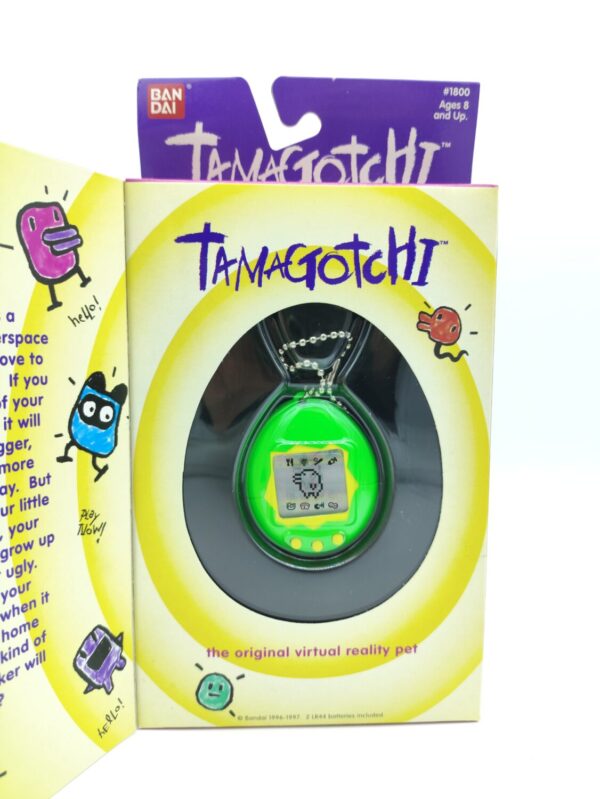 Tamagotchi Original P1/P2 Green w/ yellow Original Bandai 1997 Boutique-Tamagotchis 2