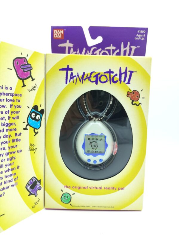 Tamagotchi Original P1/P2 White w/ blue Original Bandai 1997 Boutique-Tamagotchis 2