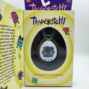 Tamagotchi Original P1/P2 White w/ blue Original Bandai 1997 Boutique-Tamagotchis