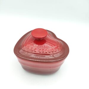 Le Creuset  Heart Cocotte Petite Ramekin D&rsquo;amour Red with Lid Japan Boutique-Tamagotchis